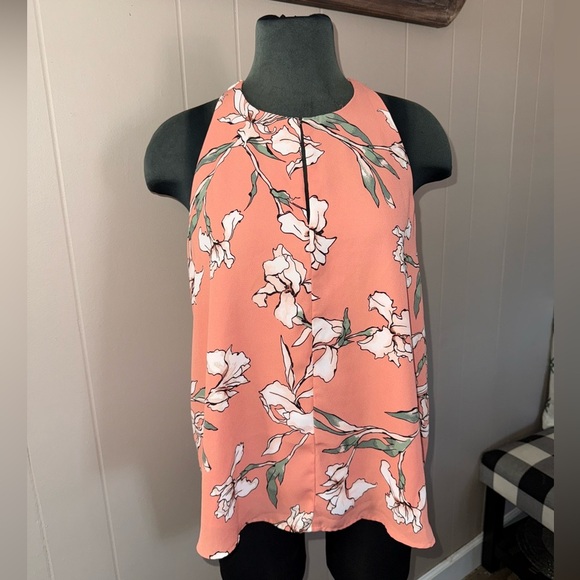 LOFT • Floral T-Back Tank Blouse - Picture 8 of 9